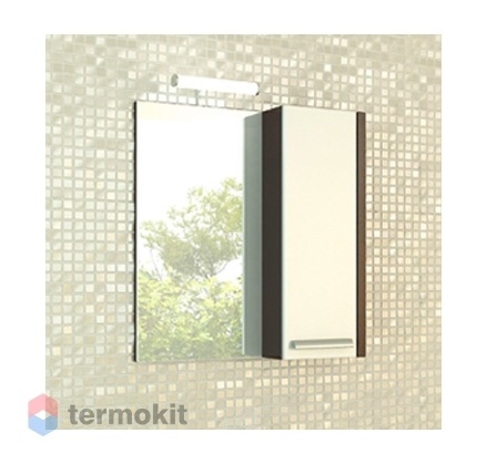 Зеркальный шкаф Comforty Барселона-70 подвесной венге 00003131798