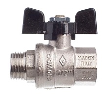 Кран шаровой Bugatti 1/2&quot; HB (бабочка) серия Oregon 03070060