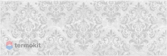 Керамическая плитка Ceramica Classic Мармара Арабеска Декор серый 17-03-06-661 20х60