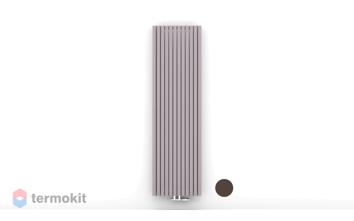 Дизайн-радиатор Jaga Tetra Wall 1800х410 H180 L041 цвет шоколад