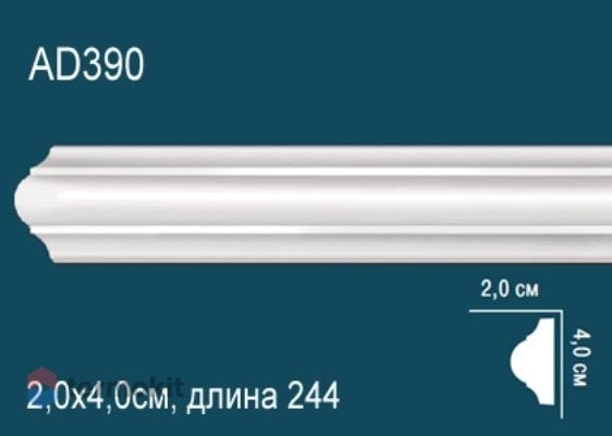 Молдинг Perfect гладкий AD390