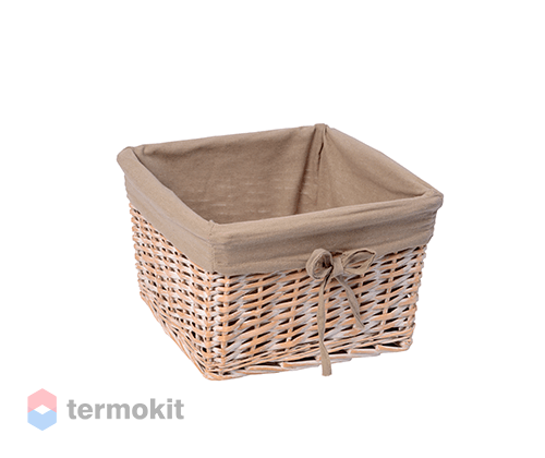 Плетеная корзина WasserKRAFT Kammel темно-кремовый WB-180-M