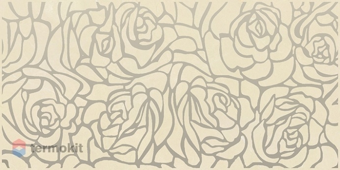 Керамическая плитка Ceramica Classic Serenity Rosas Декор кремовый 08-03-37-1349 20х40