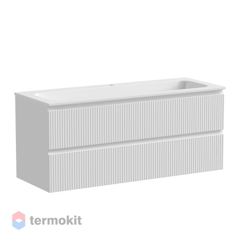 Тумба с раковиной SANCOS SNOB T 121 подвесная bianco SNT120W+CN7016