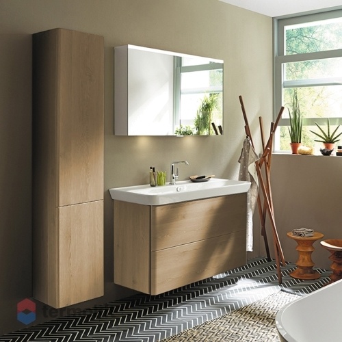 Тумба с раковиной Burgbad Iveo 120 подвесная кашемировый дубовый SFEN120F2747G0161C0001*1