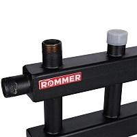 ROMMER Коллектор (дублер компакт) с гидроразделителем на 3+3+1 контура  до 60 кВт