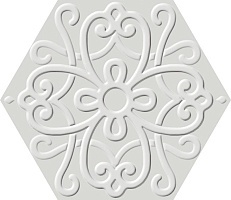 Керамогранит ITT Ceramica Flora Hexa White 23,2х26,7