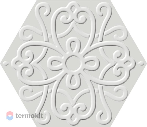 Керамогранит ITT Ceramica Flora Hexa White 23,2х26,7