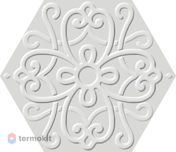 Керамогранит ITT Ceramica Flora Hexa White 23,2х26,7