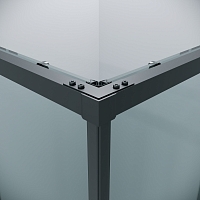 Душевой уголок Grossman Galaxy 1950x1000x1000 черный матовый 300.K33.01.1010.21.00