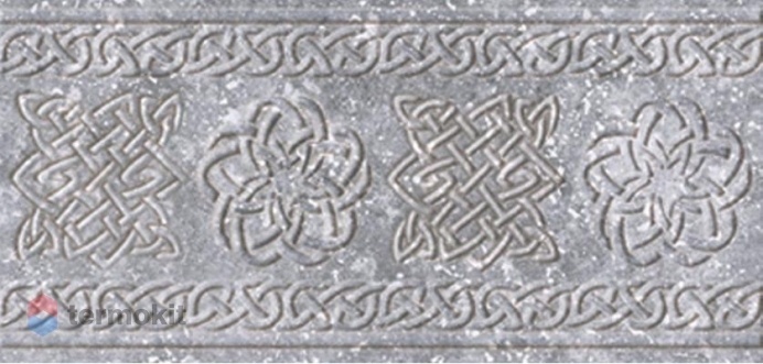 Клинкерная плитка Exagres Stone Gris декор-подступенник 15х33