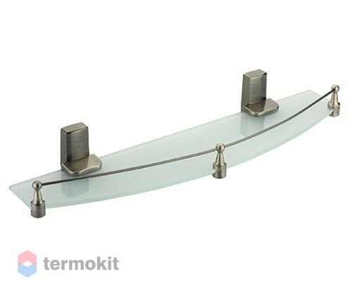 Полка стеклянная с бортиком WasserKRAFT Exter K-5244