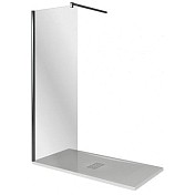 Душевая перегородка Good Door WALK IN 1200х1950 черный матовый ВИ00015