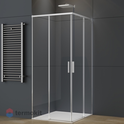 Душевой уголок Vincea Soft 2 2000x800x800 хром VSS-3SO2800CL