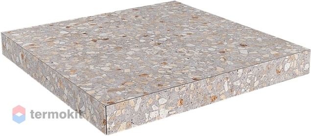 Ступень Kerama Marazzi Терраццо беж SG632000R/GCA угловая клееная 33х33