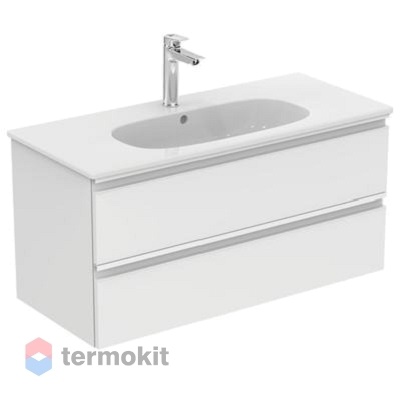 Тумба под раковину Ideal Standard TESI 100 подвесная белый глянец T0052OV