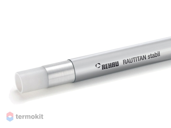Труба Rehau Rautitan stabil 40х6,0 отрезок 1м