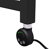 Электрический полотенцесушитель Lemark Unit П10 500x800, левый/правый, черный LM45810EBL