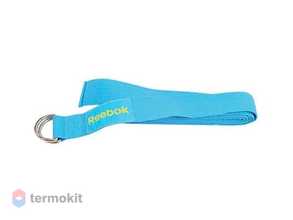 Ремень для йоги Reebok эластичный голубой RAYG-10023CY
