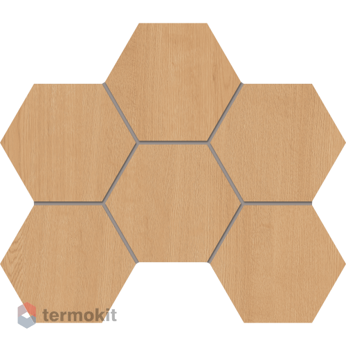 Керамогранит Эстима Classic Wood CW04 Hexagon мозаика 25x28,5 непол.
