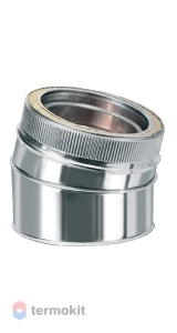 Отвод Bofill CDP 175/15 для дымохода (утеплённая нерж.)