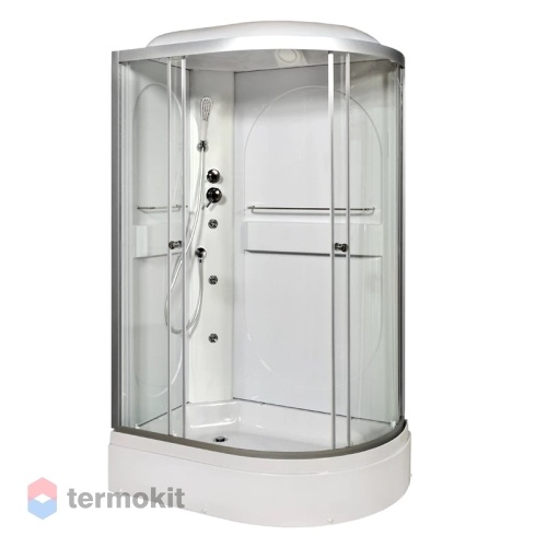 Душевая кабина Deto L 120x80 левая сатин L520LGM