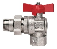 Кран шаровой Itap с накидной гайкой 3/4&quot; угловой (бабочка) серия Ideal