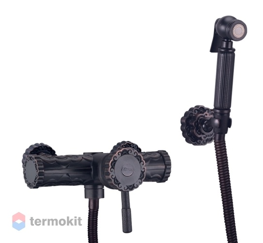 Смеситель с гигиеническим душем Lemark Jasmine LM6618ORB