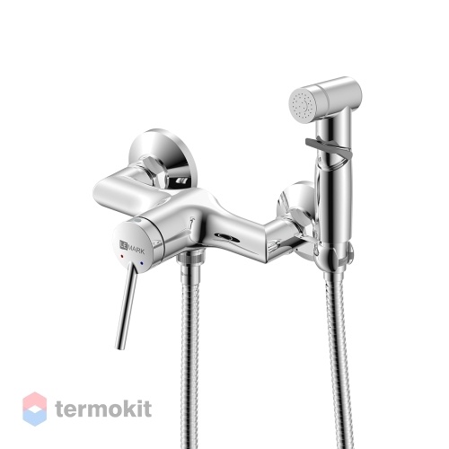 Смеситель с гигиеническим душем Lemark Minima хром LM3818C