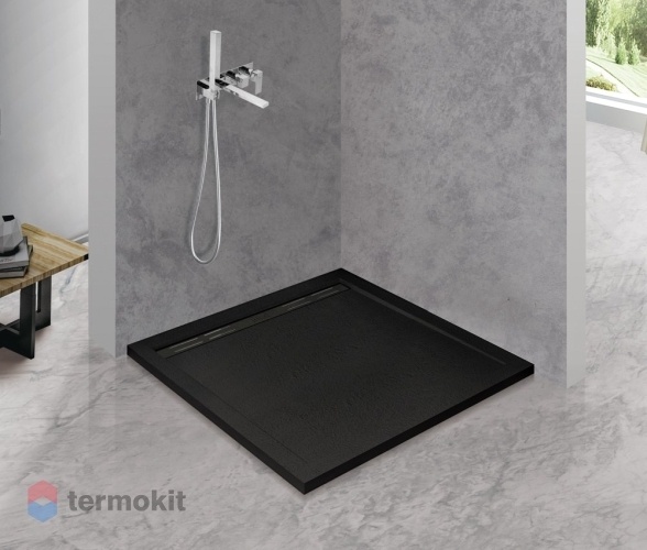 Душевой поддон Cezares TRAY 1000х1000х30 черный TRAY-AS-A-100-30-NERO