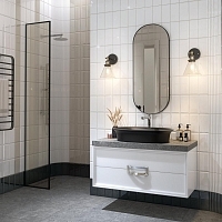Зеркало Kerama Marazzi CONO 42 подвесное черный матовый CO.mi.P.42\BLK