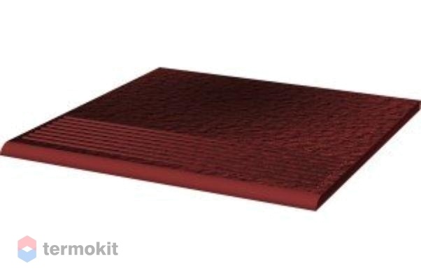 Ступень Grupa Paradyz Semir Grafit угловая структурная 30х30х1,1