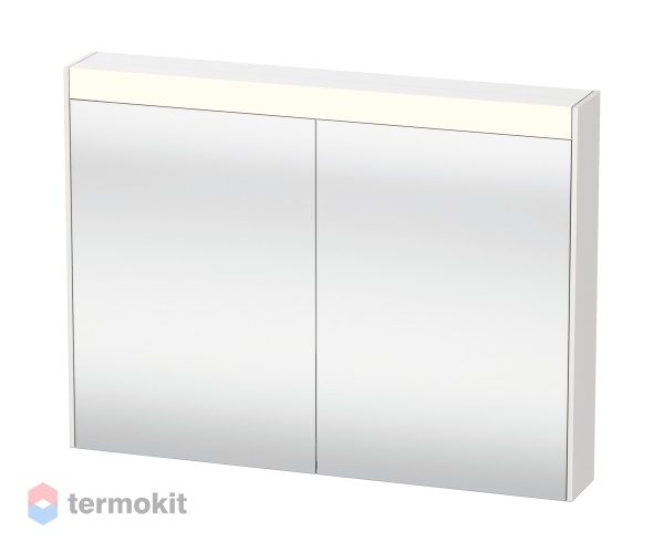 Зеркальный шкаф Duravit Brioso 82 с подсветкой белый BR710202222