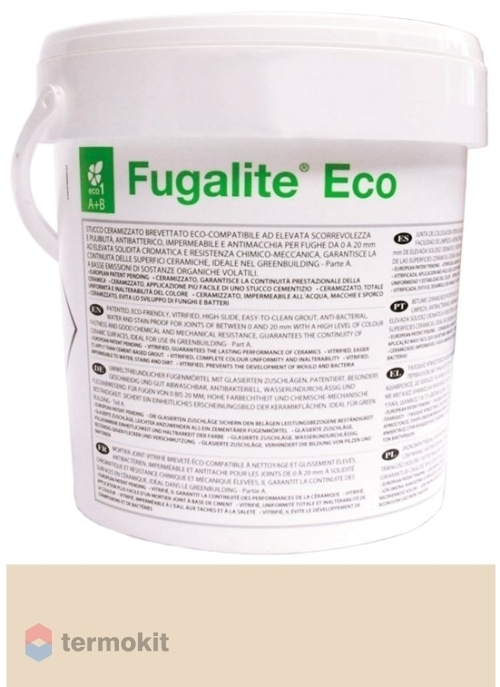 Затирка Kerakoll Fugalite Eco эпоксидная 08 Bahama Beige (3 кг ведро)