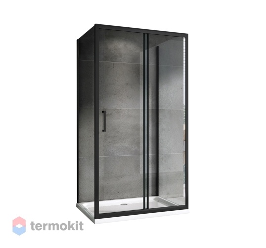 Душевой уголок ABBER Schwarzer Diamant 1950x1500x900 черный AG30150B-S90B-S90B