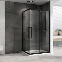 Душевой уголок ABBER Schwarzer Diamant 1950x1200x900 черный AG02129BH