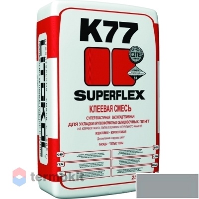 Клей Litokol Superflex K77 серый 25кг