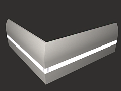 Плинтус EvroWood PN 080 LED для подсветки