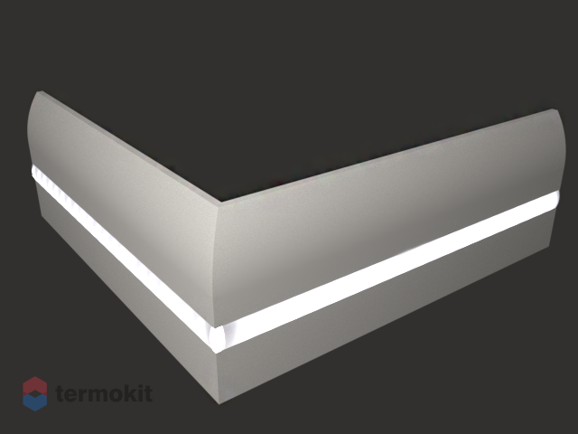 Плинтус EvroWood PN 080 LED для подсветки