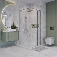 Душевой уголок Niagara Nova 1950x1000x1000 хром NG-6632-34