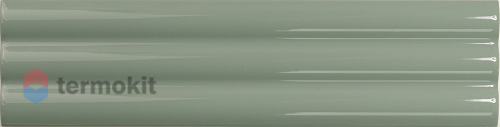 Керамическая плитка DNA Tiles Match Curved Sage Gloss настенная 6,25х25