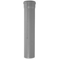 TEBO Труба с раструбом серая 50x1000