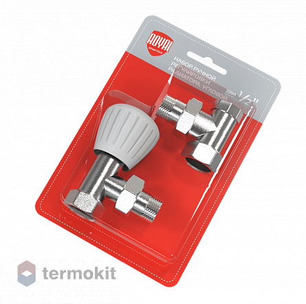 Royal Thermo Набор ручной регулировки радиатора, угловой 1/2"