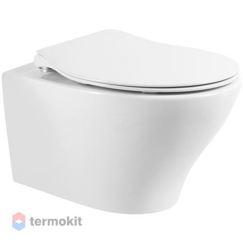Унитаз подвесной BelBagno ACQUA с сиденьем микролифт BB340CHR+BB2020SC