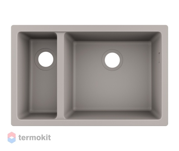 Мойка для кухни Hansgrohe S51 серый бетон 43433380