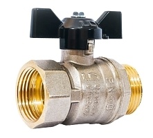 Кран шаровой LD 1 1/4&quot; ВН (бабочка) серия  Pride 47.32.B-Н.Б