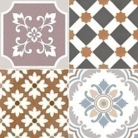 Керамическая плитка Dual Gres Chic Helen Warm (Mix) напольная 45x45