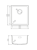 Мойка для кухни Omoikiri Tadzava 39-U-GM 4993079