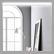Зеркало BelBagno UNO 80 в алюминиевой раме с подсветкой с сенсорным выкл. SPC-UNO-800-800-TCH