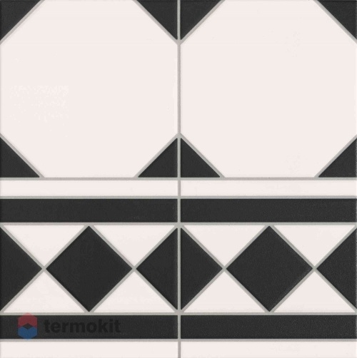 Керамическая плитка Realonda Oxford Negro Cenefa 33х33